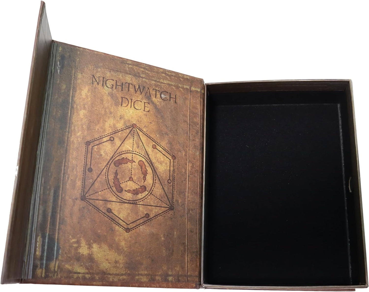 Fantasydice Nightwatch Grimoire: A Magical Spell Book-Inspired for Dice, Playing card Case,Card Holder  Miniatures, and Collectible Cards Storage with Magnetic Closure